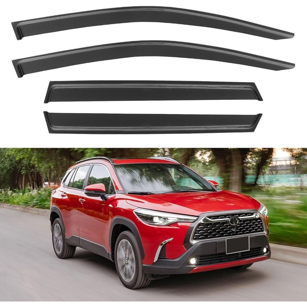 Window Visors Rain Guards for 2022 2023 2024 2025 2026 Toyota Corolla Cross, Out